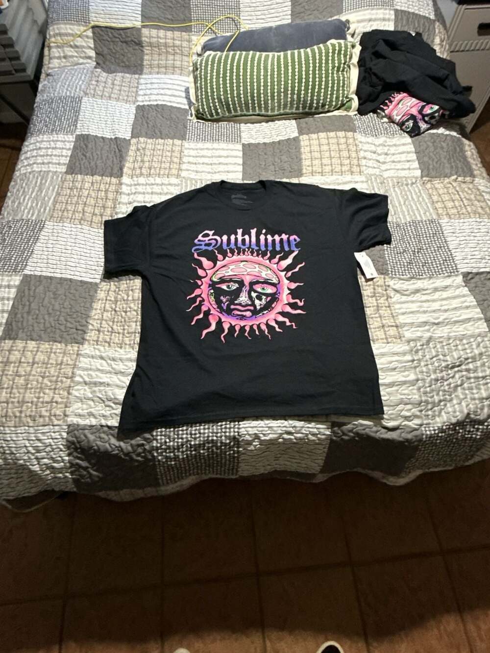 Sublime Men's Sun Graphic Tee, Black, Size XL